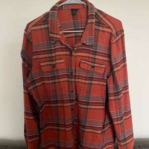 Patagonia orange flannel women’s size extra large